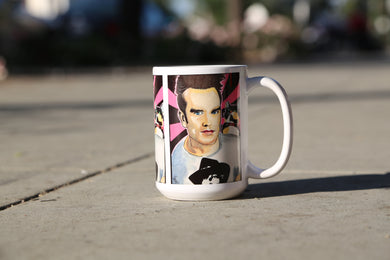 Moz Kitten Pop Art Mug - Suedehead Shop Morrissey The Smiths and More
