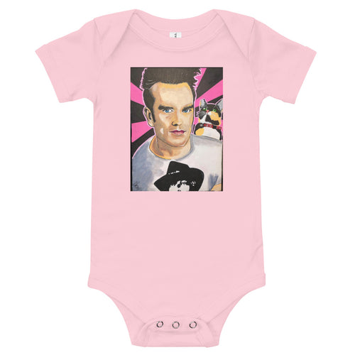 Moz Pop Art - Baby T-Shirt - Suedehead Shop Morrissey The Smiths and More