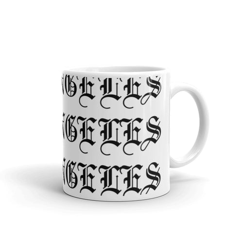 Moz Angeles White glossy Mug